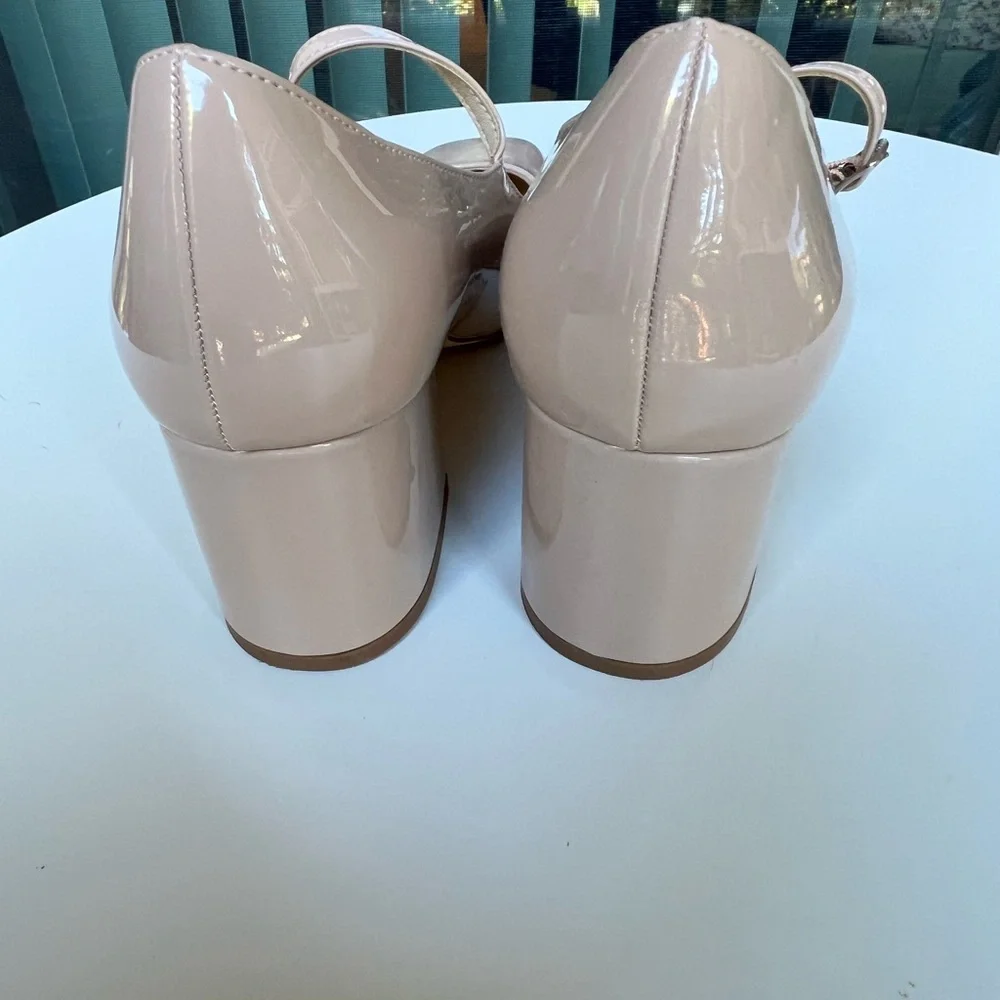 Patten Leather Mary Jane Block Heel - Picture 3 of 3